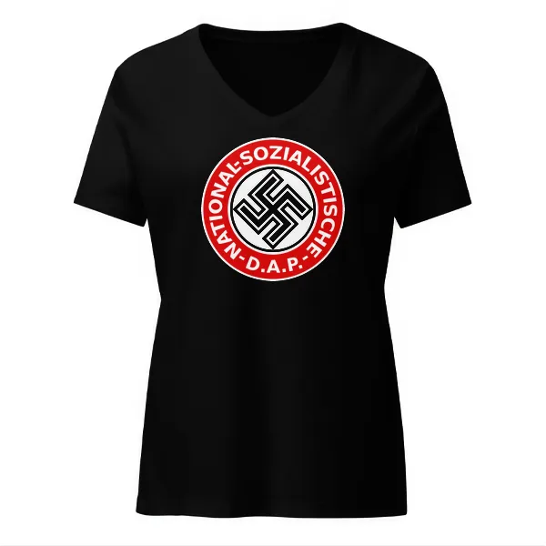 NSDAP Logo - Ladies • T-shirt • V-neck • Basic
