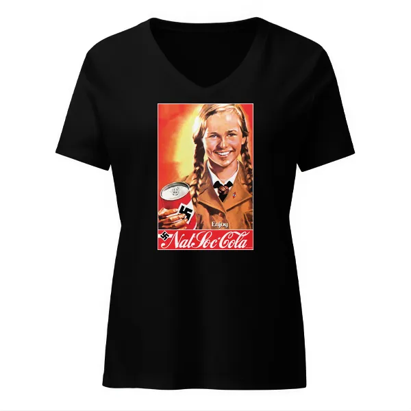 Nat Soc Cola - Ladies • T-shirt • V-neck • Basic