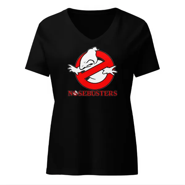 Nosebusters - Ladies • T-shirt • V-neck • Premium
