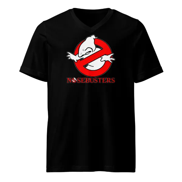 Nosebusters - Mens • T-shirt • V-neck • Premium