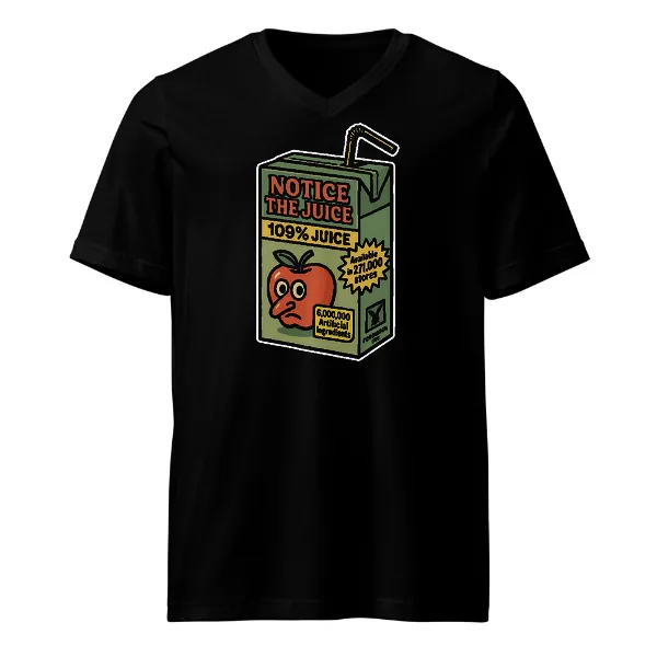 Notice The Juice - Mens • T-shirt • V-neck • Basic