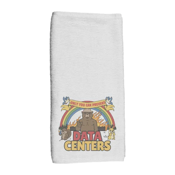 Only You Can Prevent Data Centers - Hand Towel