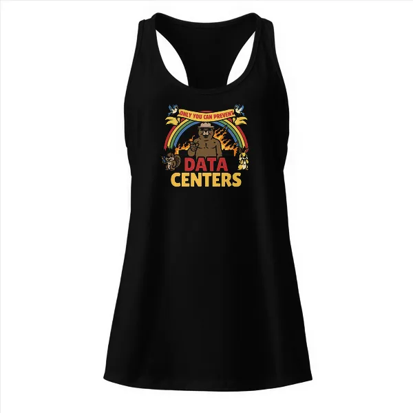 Only You Can Prevent Data Centers - Ladies • Razorback Tank • Premium