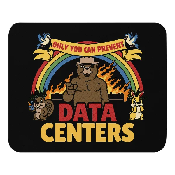 Only You Can Prevent Data Centers - Mouse Pad