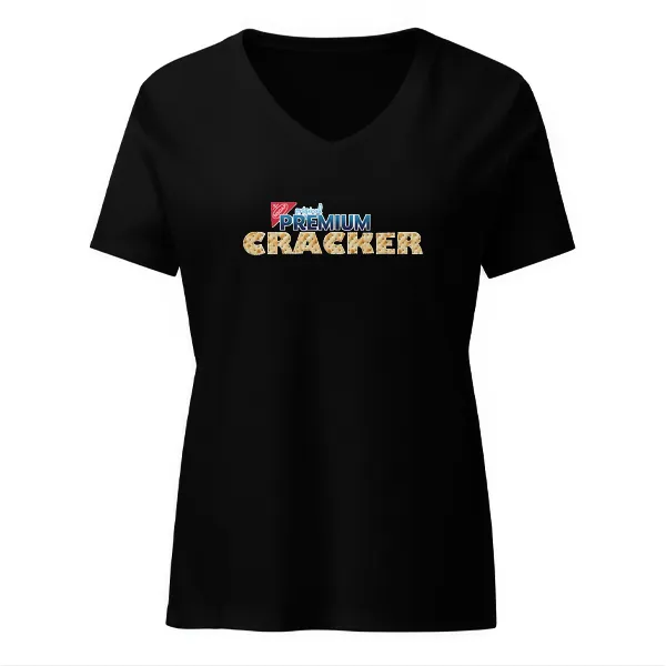 Premium Cracker - Ladies • T-shirt • V-neck • Premium