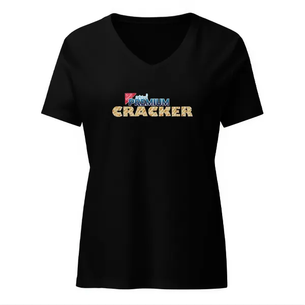 Premium Cracker - Ladies • T-shirt • V-neck • Basic