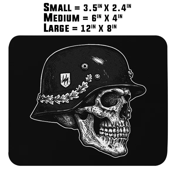 SS Skull Helmet - Magnet