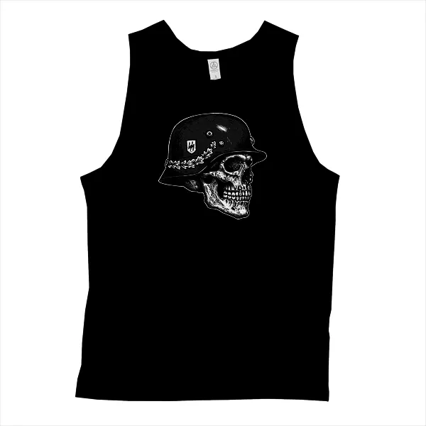 SS Skull Helmet - Mens • Tank Top • Basic