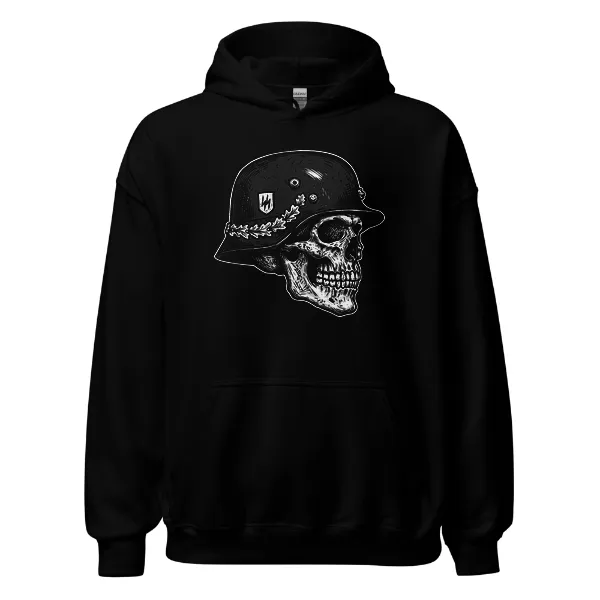 SS Skull Helmet - Mens • Hoodie • Basic