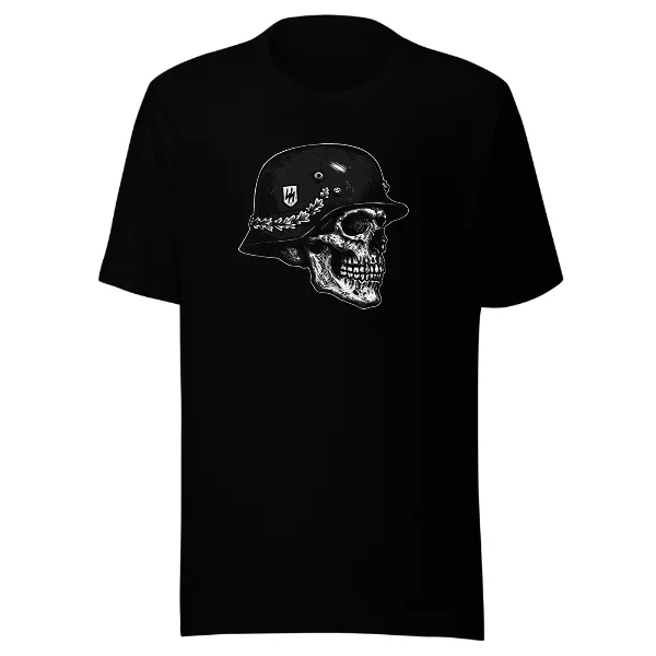 SS Skull Helmet - Mens • T-shirt • Crew • Premium