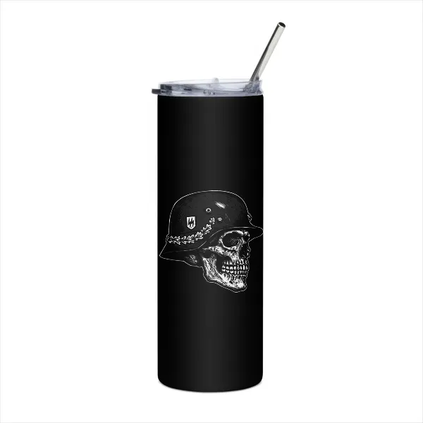 SS Skull Helmet - Tumbler