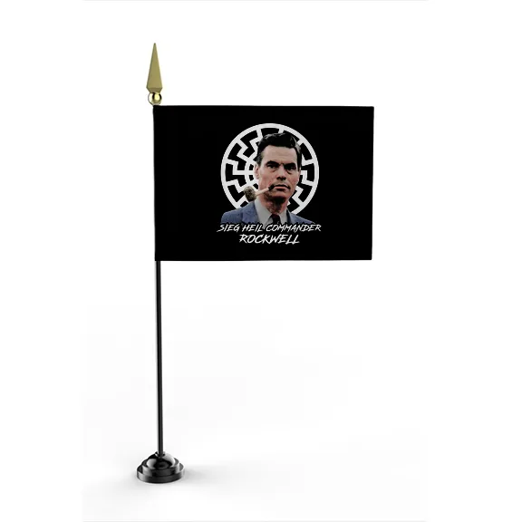 Seig Heil Commander Rockwell - Flag • Mini