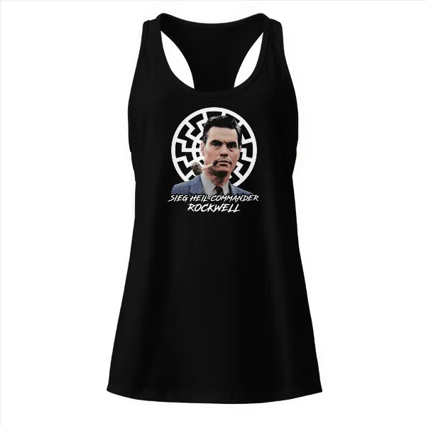 Seig Heil Commander Rockwell - Ladies • Razorback Tank • Premium