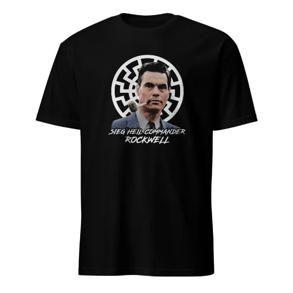 Seig Heil Commander Rockwell - Mens • T-shirt • Crew • Basic