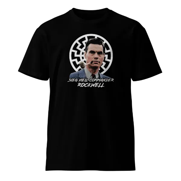 Seig Heil Commander Rockwell - Mens • T-shirt • Crew • Supreme