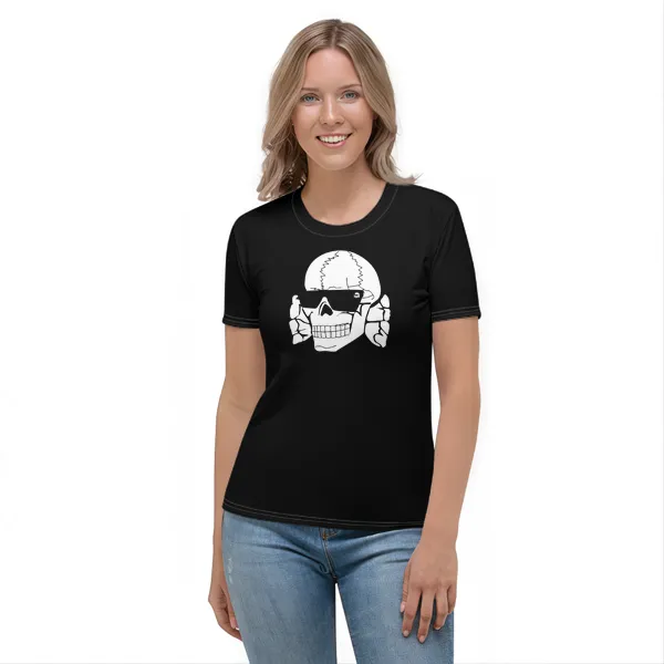 Skull Shades Logo - Ladies • T-shirt • Crew • Basic