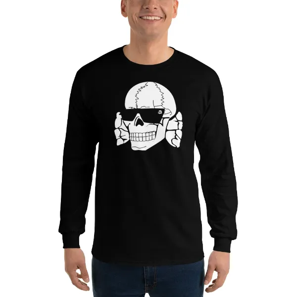 Skull Shades Logo - Mens • T-shirt • Long Sleeve • Basic