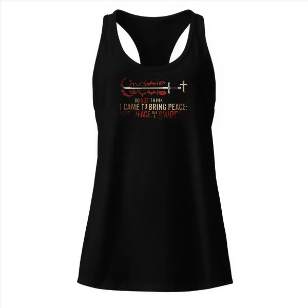 Sword of Christ - Ladies • Razorback Tank • Premium