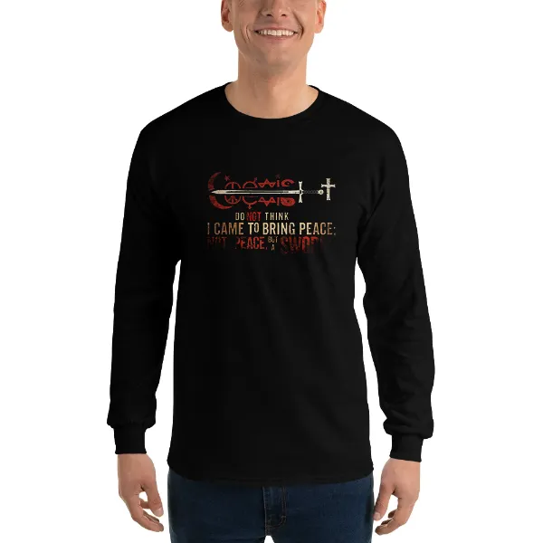 Sword of Christ - Mens • T-shirt • Long Sleeve • Basic