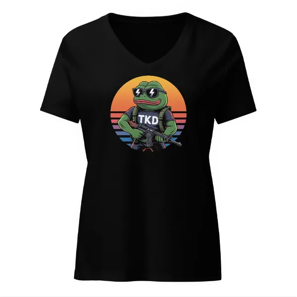 TKD Pepe - Ladies • T-shirt • V-neck • Basic