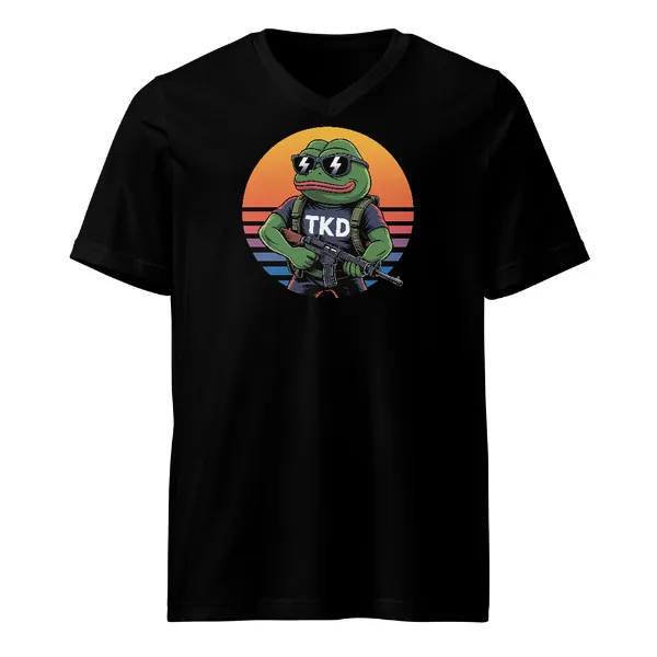 TKD Pepe - Mens • T-shirt • V-neck • Premium