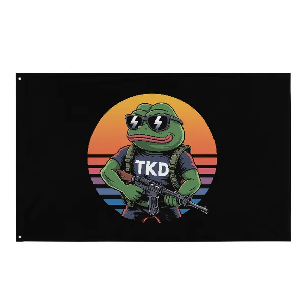 TKD Pepe - Flag • Small
