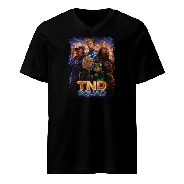 TND Squad - Mens • T-shirt • V-neck • Basic