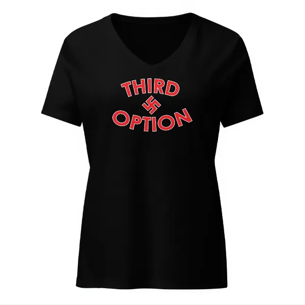 Third Option - Ladies • T-shirt • V-neck • Basic