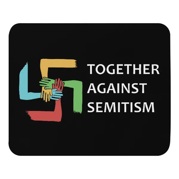 Together Against Semitism - Mouse Pad