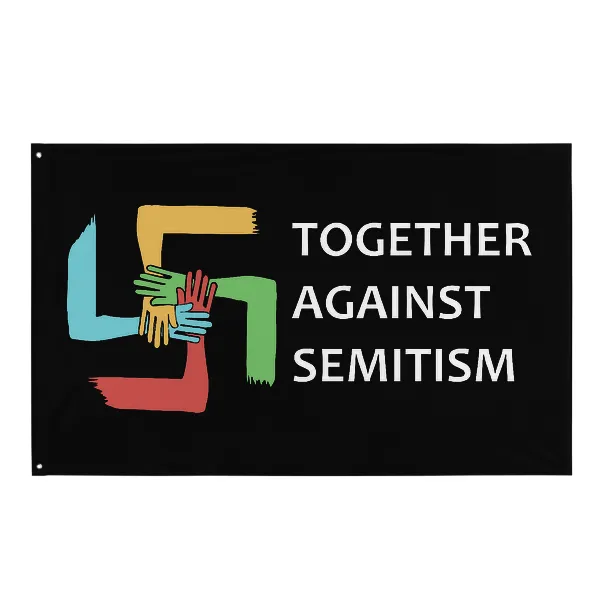 Together Against Semitism - Flag • Small
