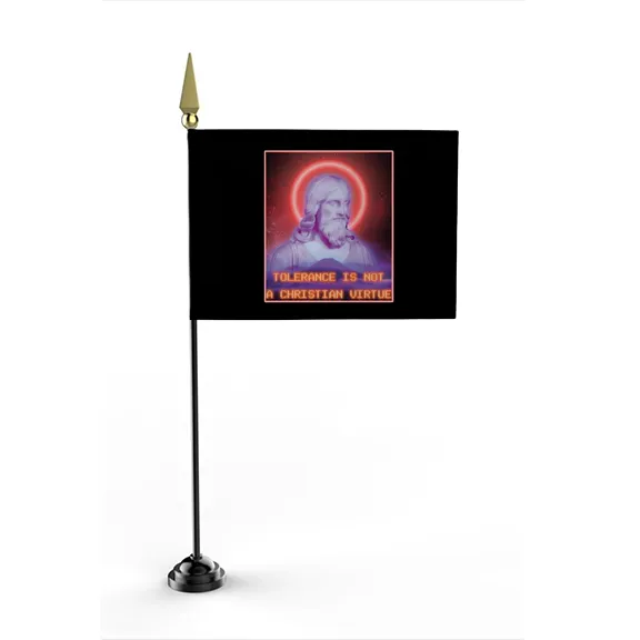 Tolerance is NOT a Christian Virtue - Flag • Mini