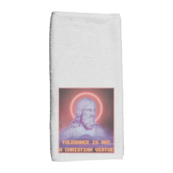 Tolerance is NOT a Christian Virtue - Hand Towel