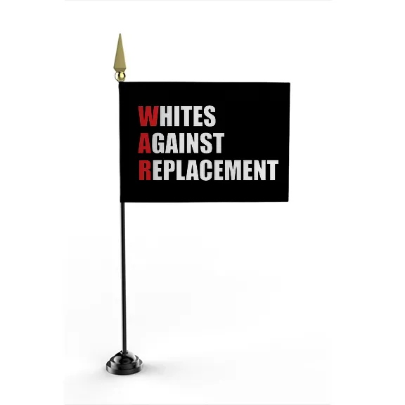 WAR Whites Against Replacement - Flag • Mini
