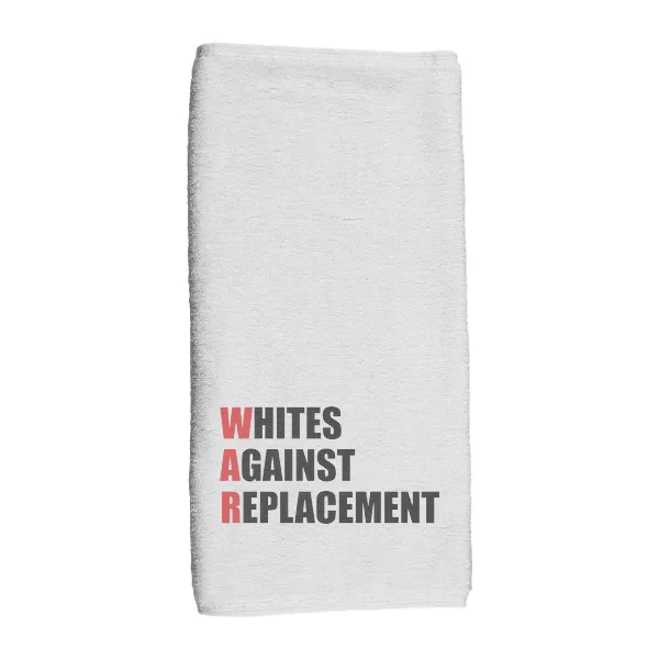 WAR Whites Against Replacement - Hand Towel