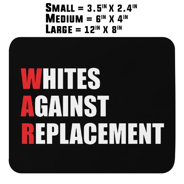 WAR Whites Against Replacement - Magnet