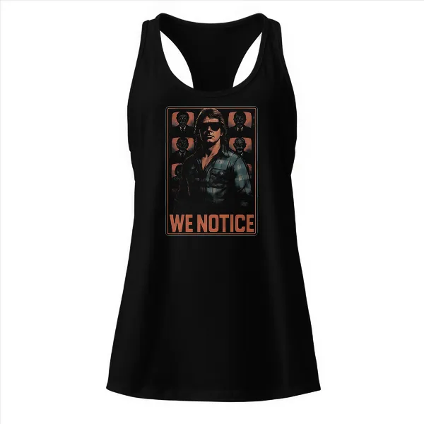 We Notice - Ladies • Razorback Tank • Premium