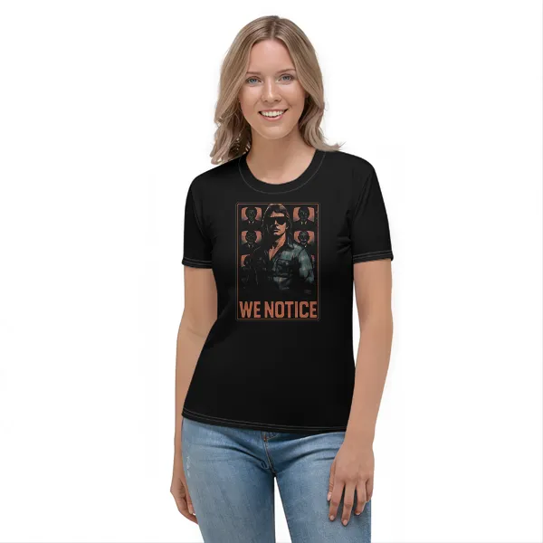 We Notice - Ladies • T-shirt • Crew • Basic