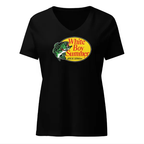 White Boy Summer - Ladies • T-shirt • V-neck • Premium