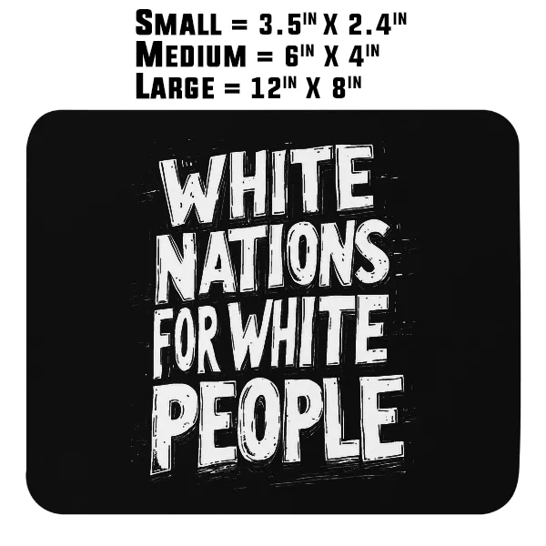 White Nations for White People - Magnet