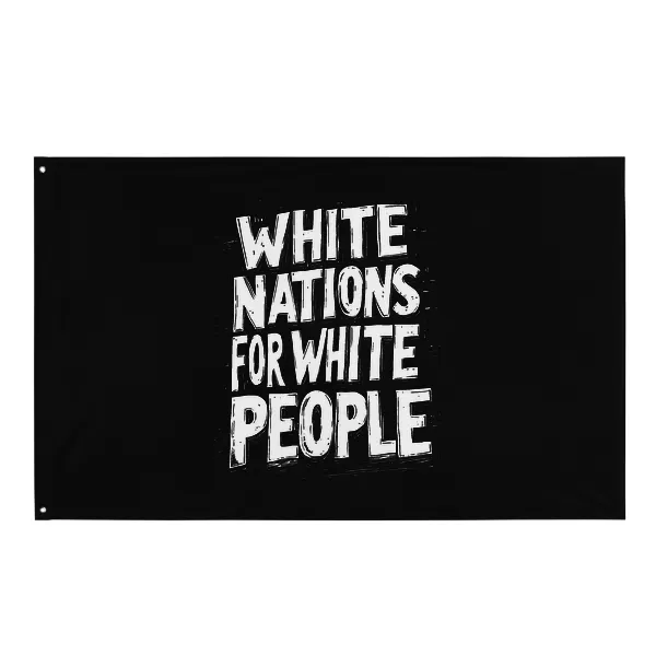 White Nations for White People - Flag • Small