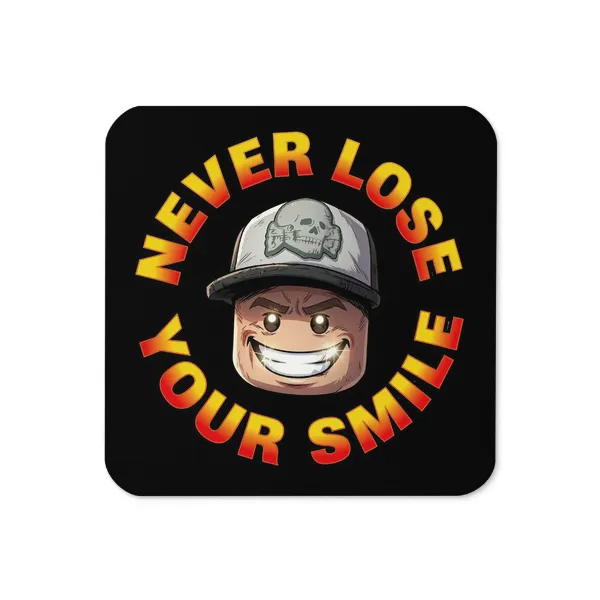 Never Lose Your Smile - Lego Waldo - Coaster
