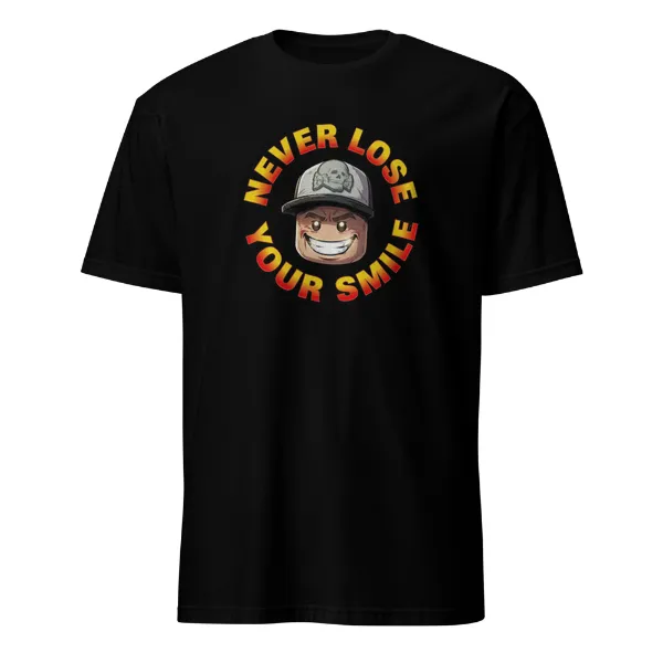 Never Lose Your Smile - Lego Waldo - Mens • T-shirt • Crew • Basic