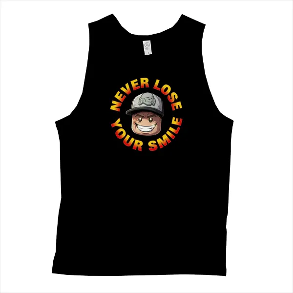 Never Lose Your Smile - Lego Waldo - Mens • Tank Top • Premium