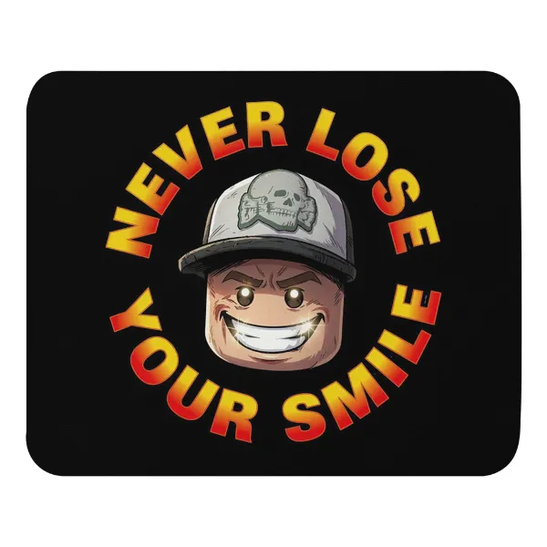 Never Lose Your Smile - Lego Waldo - Mouse Pad