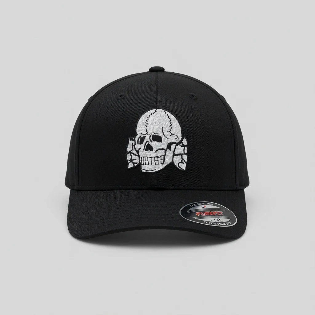 Totenkopf • Black • Flexfit • Curved Brim