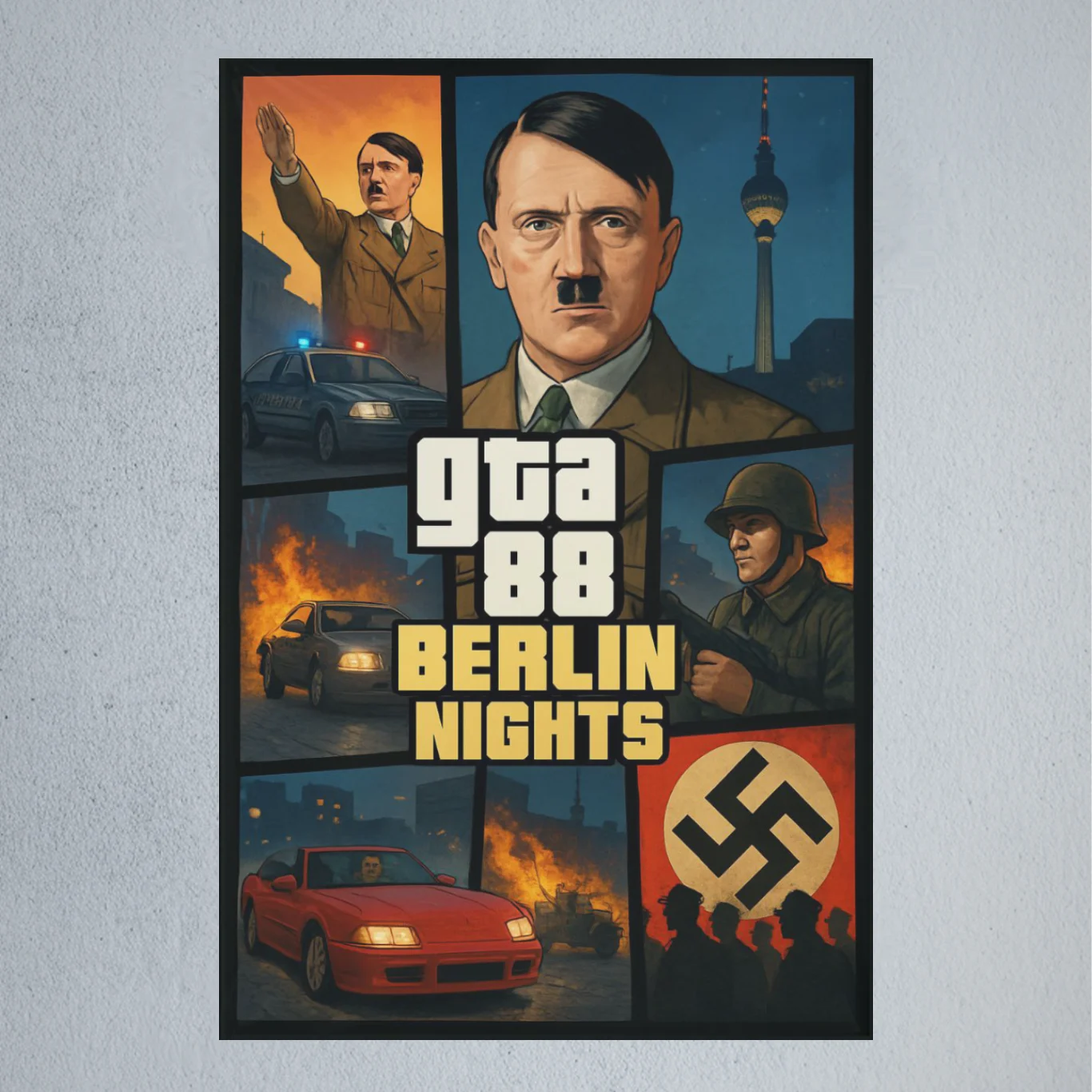 GTA 88 Berlin Nights • Poster