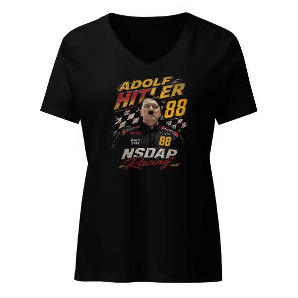 Hitler Racing Team - Ladies • T-shirt • V-neck • Basic