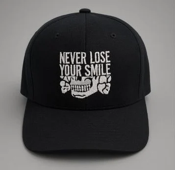Never Lose Your Smile • Black • Flexfit • Curved Brim