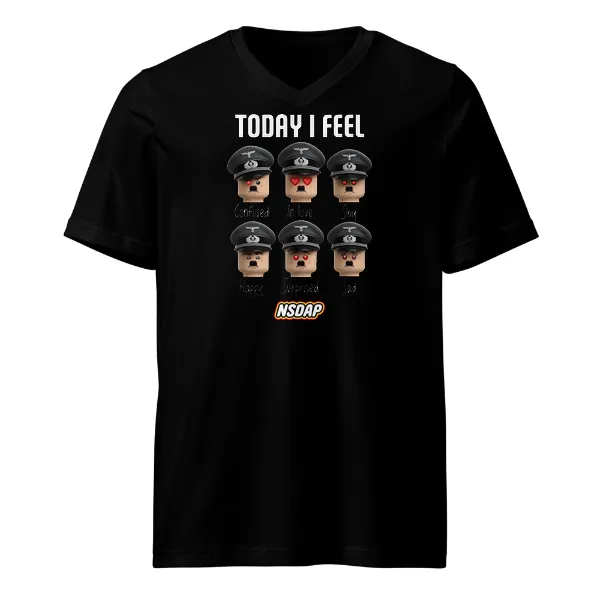 Today I Feel - Mens • T-shirt • V-neck • Premium